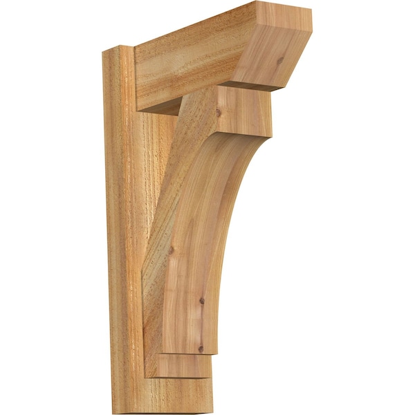 Ekena Millwork Imperial Slat Rough Sawn Outlooker, Western Red Cedar, 6"W x 14"D x 22"H OUT06X14X22IMP06RWR - main